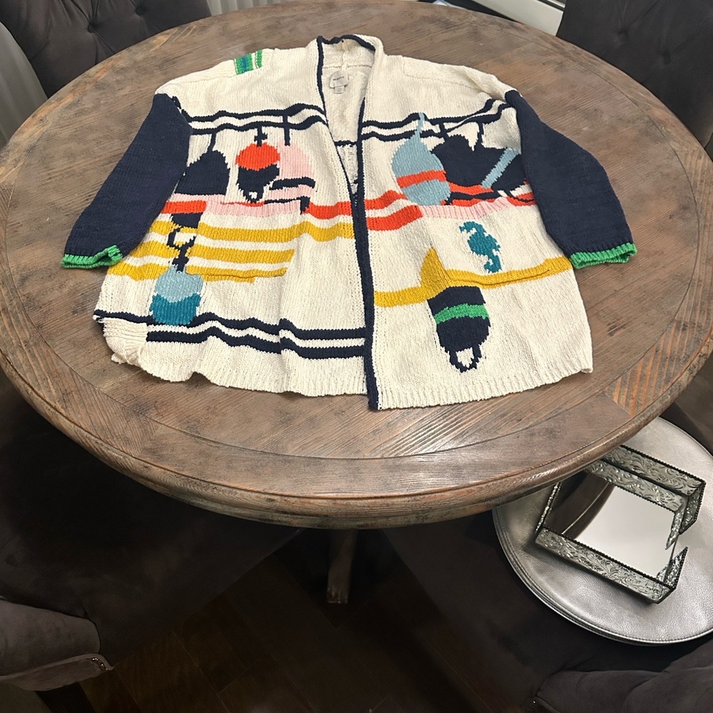 Maeve Multicolor Striped Cardigan - Picture 5 of 8